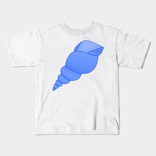 Blue spiral shell Kids T-Shirt